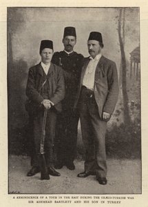 Sir Ashmead Bartlett a jeho syn v Turecku od English Photographer