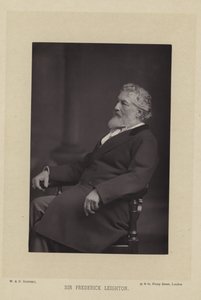 Sir Frederick Leighton od English Photographer
