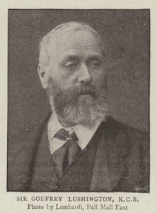Sir Godfrey Lushington, KCB od English Photographer