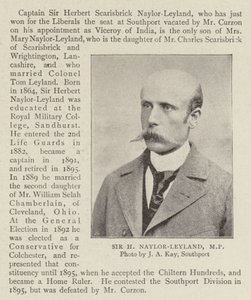 Sir H Naylor Leyland, MP od English Photographer
