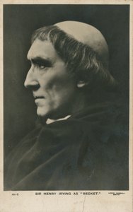 Sir Henry Irving jako Becket od English Photographer