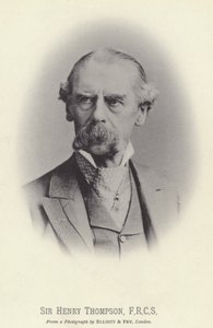 Sir Henry Thompson, FRCS (čb fotografie) od English Photographer