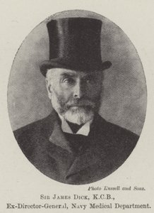 Sir James Dick, KCB, bývalý generální ředitel, Navy Medical Department od English Photographer