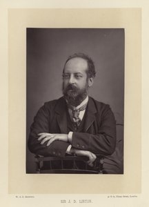 Sir James Dromgole Linton, akvarelista od English Photographer
