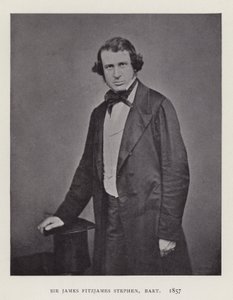 Sir James Fitzjames Stephen, Baronet, 1857 od English Photographer