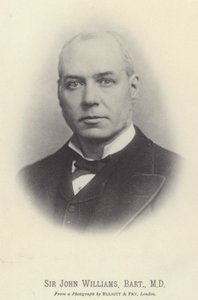 Sir John Williams, baronet, MD (čb fotografie) od English Photographer