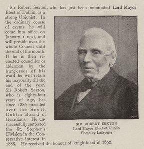 Sir Robert Sexton od English Photographer