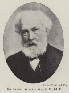 Sir Samuel Wilks, Baronet, MD, LLD od English Photographer