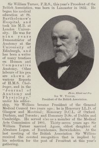 Sir W Turner, prezident Britské asociace od English Photographer
