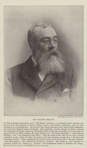 Sir Walter Besant od English Photographer