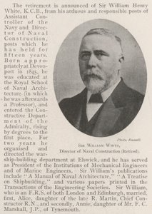 Sir William White, ředitel námořní stavby (v důchodu) od English Photographer