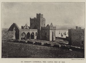 Katedrála svatého Němce, hrad Peel, Isle of Man od English Photographer