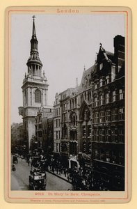 St Mary le Bow, Cheapside, Londýn od English Photographer