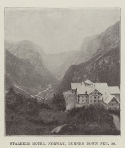 Hotel Stalheim v Norsku vyhořel 20. února od English Photographer