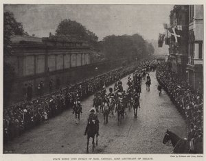 Státní vstup do Dublinu hraběte Cadogana, lorda poručíka Irska od English Photographer