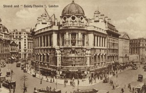 Strand and Gaiety Theatre, Londýn od English Photographer