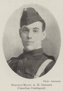 Chirurg-Major AB Osborne, kanadský kontingent od English Photographer