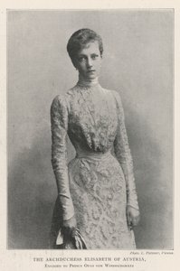Arcivévodkyně Alžběta Rakouská, zasnoubená s princem Otto von Windischgratzem od English Photographer