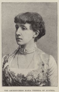 Rakouská arcivévodkyně Marie Terezie od English Photographer