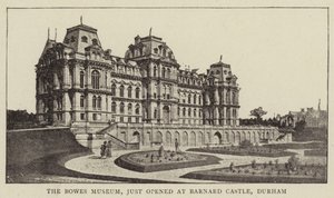 The Bowes Museum, právě otevřeno na Barnard Castle, Durham od English Photographer