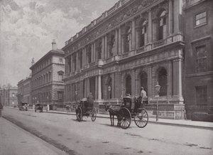 Carlton and Reform Clubs, Pall Mall od English Photographer