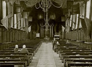 The Chapel, Chelsea Hospital (černobílá fotografie) od English Photographer