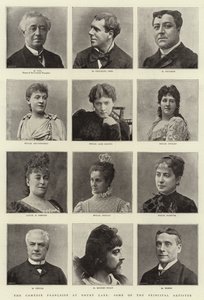 The Comedie Francaise na Drury Lane, někteří z hlavních umělců