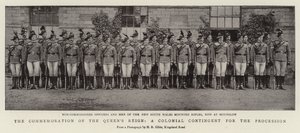The Commemoration of the Queens Reign, koloniální kontingent pro procesí od English Photographer