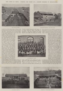 Krize v Číně, Mukden, scéna nedávné vraždy misionářů od English Photographer