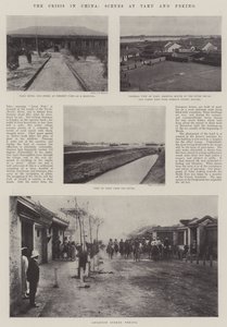 Krize v Číně, scény v Taku a Pekingu od English Photographer
