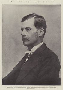 Krize v Číně, Sir Ernest Satow, KCMG, ministr Jejího Veličenstva v Tokiu, který může nahradit Sira Clauda MacDonalda, KCB, KCMG, v Pekingu od English Photographer