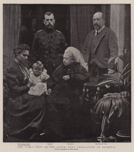 Návštěva carů u královny, čtyři generace v Balmoralu