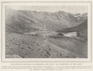 Sporná hranice Argentiny a Chile, Kordillery v Andách od English Photographer