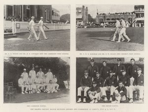 The Drawn Cricket Match mezi Oxfordem a Cambridge v Lords, 4., 5. a 6. července od English Photographer