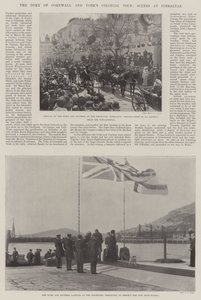 The Duke of Cornwall and Yorks Colonial Tour, Scény na Gibraltaru