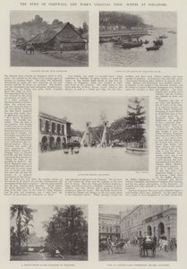 The Duke of Cornwall and Yorks Colonial Tour, Scény v Singapuru