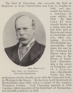 Hrabě z Clarendonu, nový lord Chamberlain od English Photographer