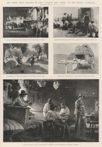 Boj s malárií od italského Červeného kříže v římské Campagna od English Photographer