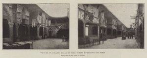 Požár na charitativním bazaru v Paříži, scény představující starou Paříž od English Photographer