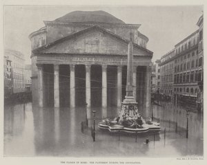 Povodně v Římě, Pantheon během inundace od English Photographer
