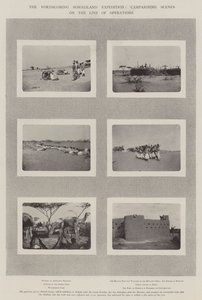 Nadcházející expedice Somaliland, scény z tažení na linii operací