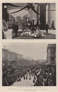 Pohřeb pozdního Nubar Pasha v Alexandrii od English Photographer