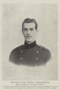 Velkovévoda Michael Alexandrovič, dědic předpokládaného ruského trůnu od English Photographer
