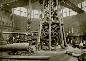 Velký jeřáb ve Woolwichi (černobílá fotografie) od English Photographer