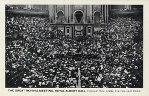 The Great Revival Meeting, Royal Albert Hall, Londýn od English Photographer
