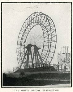 Velké kolo v Earls Court, Londýn; z The Sphere, 13. dubna 1907 od English Photographer