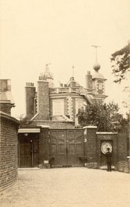 Greenwichská observatoř a galvanické hodiny od English Photographer