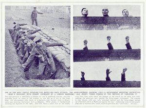 Ruční granát z The Illustrated War News, publikovaný 22. listopadu 1939 od English Photographer