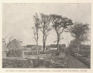 Domov předků prezidenta McKinleyho, Conagher, poblíž Ballymoney, Antrim od English Photographer