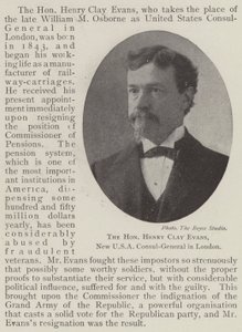 Ctihodný Henry Clay Evans, nový generální konzul USA v Londýně od English Photographer